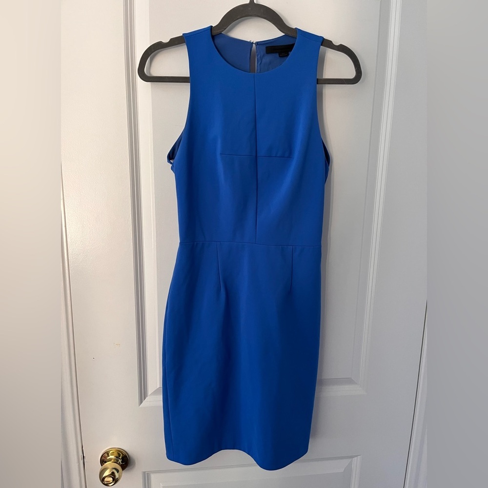 Alexander Wang Blue Cut-out Fitted Dress - Size 4